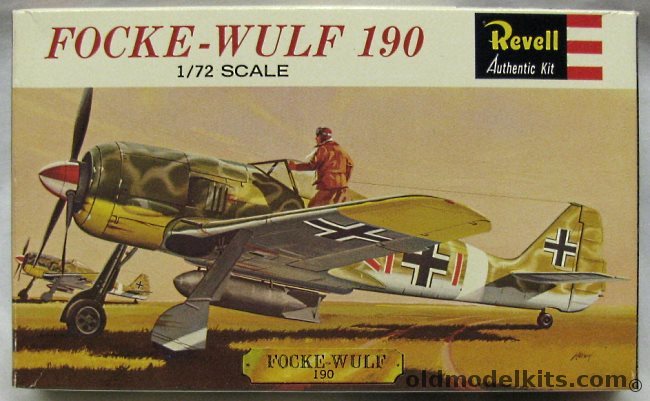 Revell 1/72 Fw-190 Focke-Wulf, H615-50 plastic model kit
